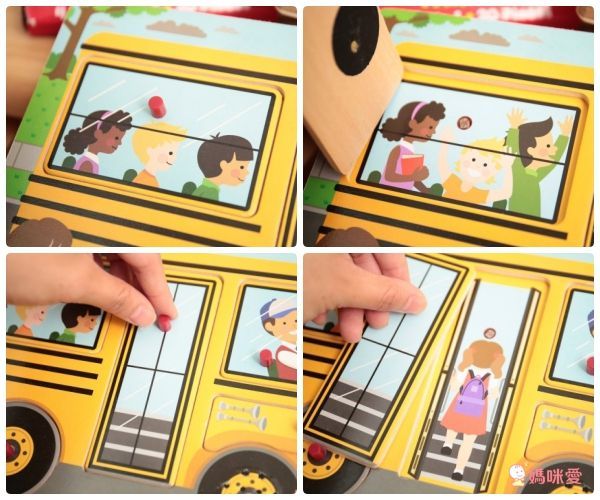 美國瑪莉莎 Melissa & Doug - MD 聲音拼圖-英文童謠-公車輪子轉呀轉