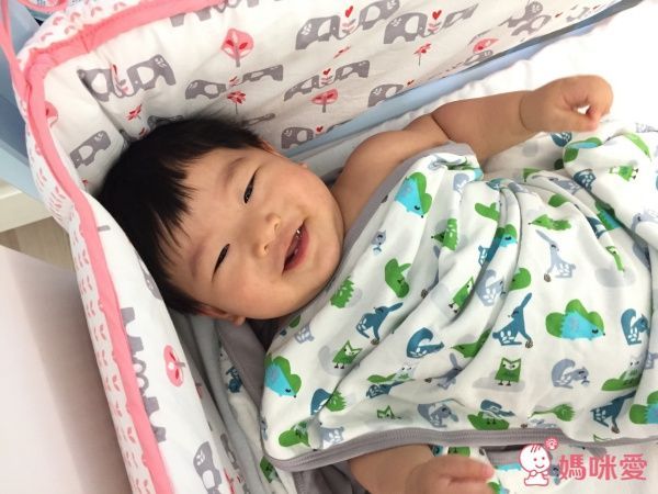 荷蘭 FRESK 有機棉嬰兒防撞半床圍