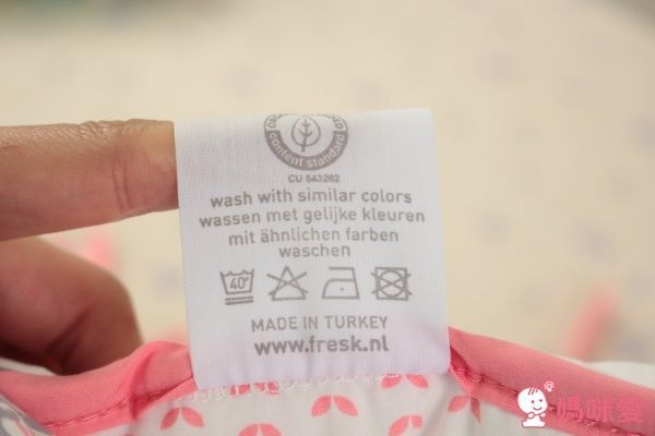 荷蘭 FRESK 有機棉嬰兒防撞半床圍