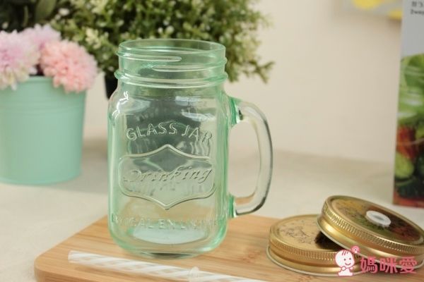 日本LIVING CO. 2WAY玻璃沙拉飲料杯