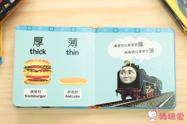 湯瑪士小火車寶寶學習書相反詞系列