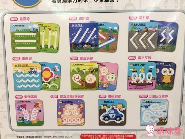 ❤ 波力線條彎彎彎 ❤ 可重複畫!