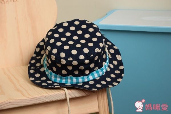 日本神戶style純棉兩面用小童漁夫帽(附帽帶)