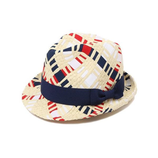 日本神戸スタイル - 格紋紳士草帽 (52cm)