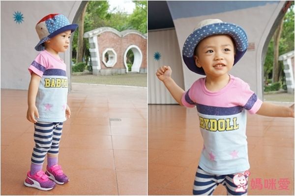 日本神戶style純棉多彩色塊小童潮帽