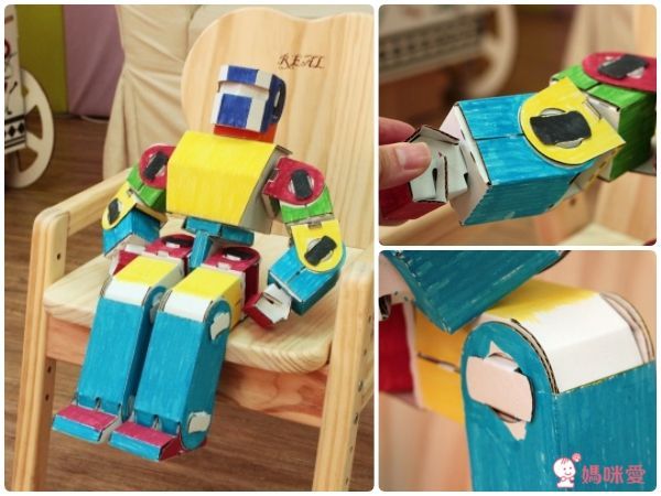 維生樹 好玩有趣 ❤ 紙箱城堡／紙箱餐車／紙模型機器人