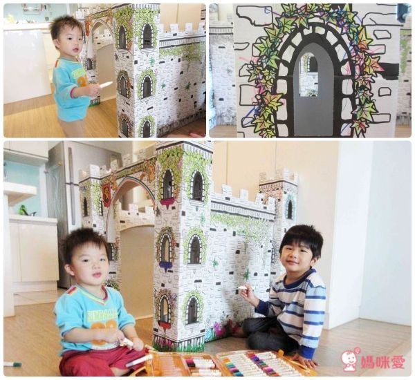 維生樹 好玩有趣 ❤ 紙箱城堡／紙箱餐車／紙模型機器人