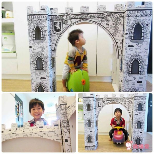 維生樹 好玩有趣 ❤ 紙箱城堡／紙箱餐車／紙模型機器人