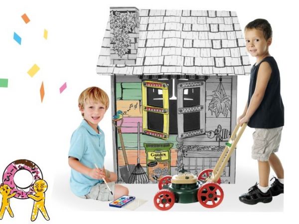 維生樹 好玩有趣 ❤ 紙箱城堡／紙箱餐車／紙模型機器人