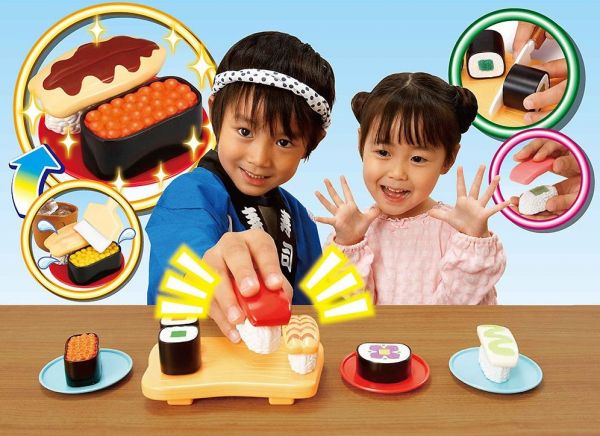 日本PILOT 魔法變色洗澡玩具 壽司師傅