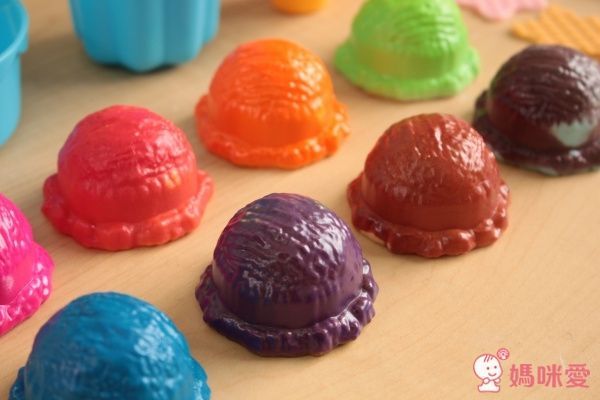 日本PILOT 魔法變色洗澡玩具 冰淇淋甜點