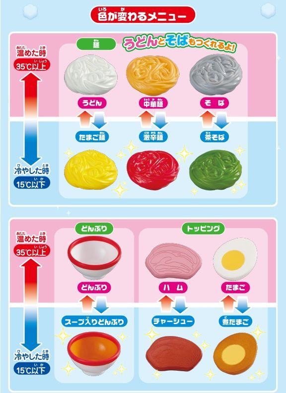 日本PILOT 魔法變色洗澡玩具 拉麵店