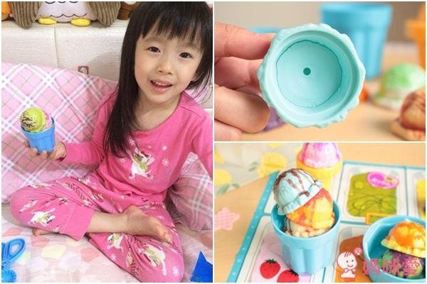 日本PILOT 魔法變色洗澡玩具 冰淇淋甜點