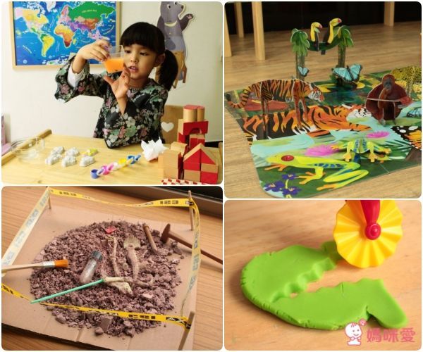 來自香港團隊的 4M DIY 玩具, 結合了科學、美勞、考古主題、黏土與拼圖遊戲