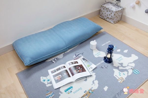 AJ2  北歐風質感兒童沙發 / 親子星球泡芙懶骨頭