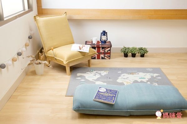 AJ2  北歐風質感兒童沙發 / 親子星球泡芙懶骨頭