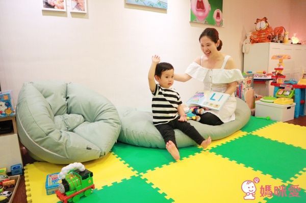 AJ2  北歐風質感兒童沙發 / 親子星球泡芙懶骨頭