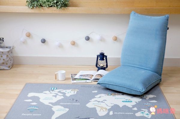 AJ2  北歐風質感兒童沙發 / 親子星球泡芙懶骨頭