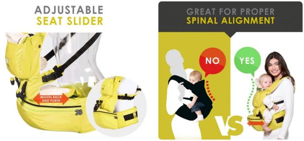 美國 LÍLLÉbaby 腰凳型揹巾 X 義大利 tokidoki 聯名款