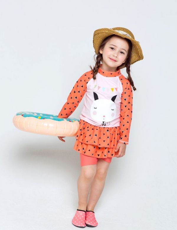 韓國 Vaenait Baby 防曬泳衣