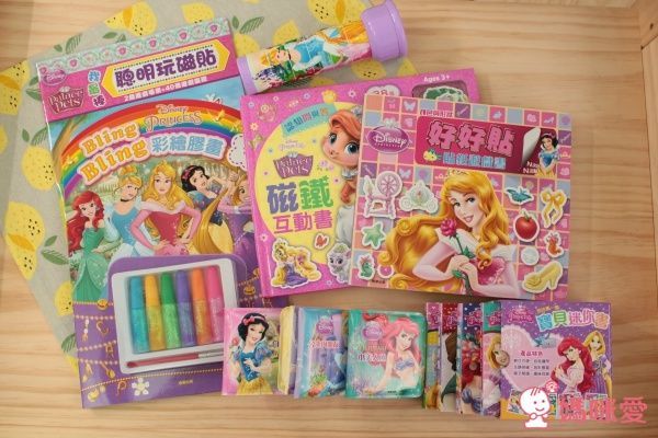 【迪士尼公主&湯瑪士小火車】中文遊戲書系列