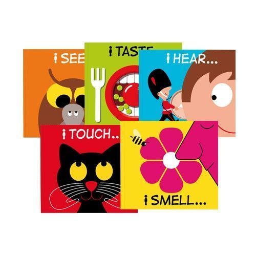 英國Patrick George透明膠片書幼兒五感系列+Magic Painting Book♥美感療癒畫本