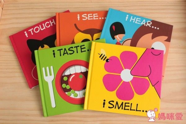 英國Patrick George透明膠片書幼兒五感系列+Magic Painting Book♥美感療癒畫本