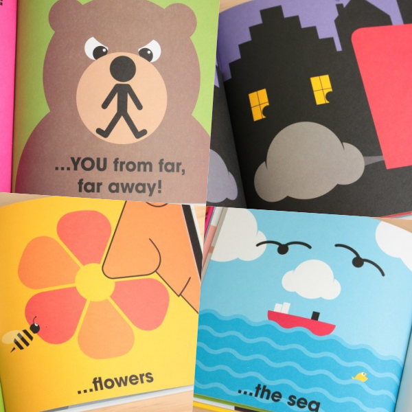 英國Patrick George透明膠片書幼兒五感系列+Magic Painting Book♥美感療癒畫本