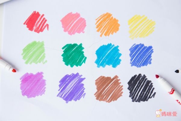 韓國 AMOS - 12色細頭可水洗彩色筆