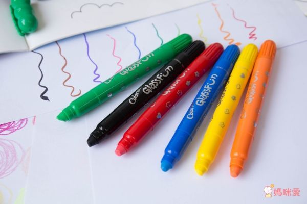 韓國 AMOS - 12色玻璃蠟筆