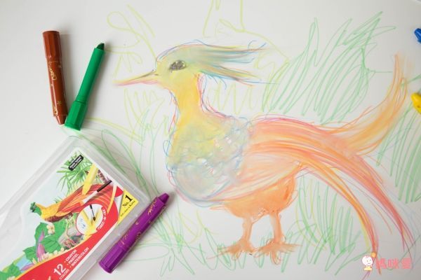 韓國 AMOS - 12色粗款神奇水蠟筆