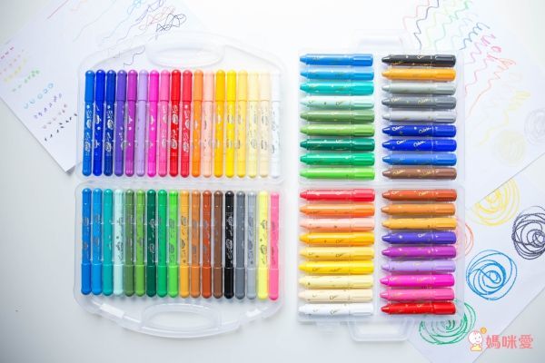 韓國 AMOS - 12色粗款神奇水蠟筆
