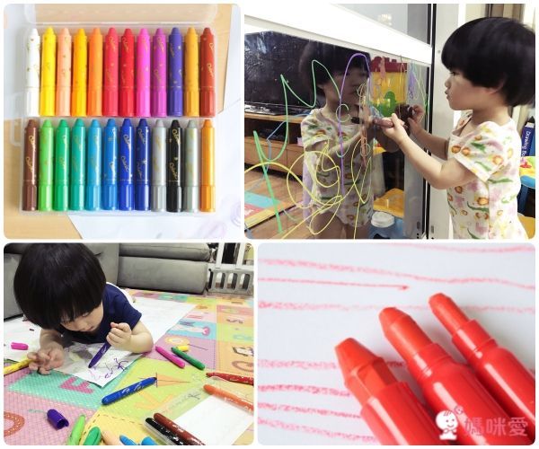 韓國 AMOS - 12色粗款神奇水蠟筆