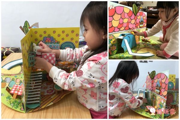 小豬乖乖的立體花園遊戲屋(附手指偶+60張裝飾貼紙)