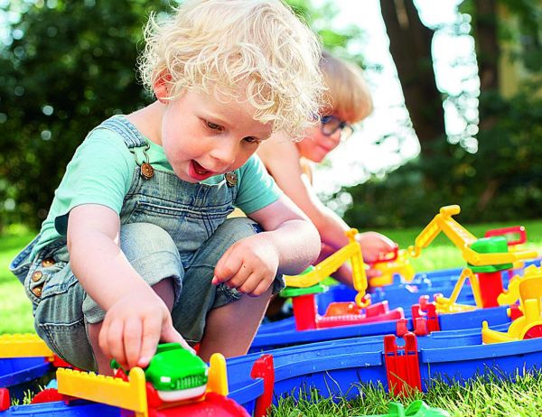 瑞典 Aquaplay - 【超級豪華版】漂漂河水上樂園玩具-544-(152X162X22cm) (送小帆船-287(顏色隨機))