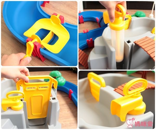 瑞典 Aquaplay - 【豪華版】漂漂河水上樂園玩具-520 ((105X115X22cm))