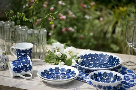 日本小倉陶器 KRUUNU KUKKIA 北歐風青花瓷系列