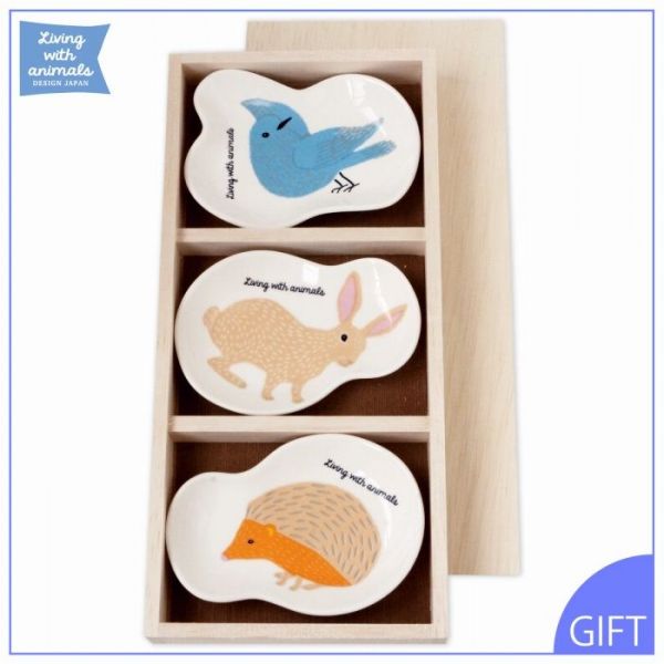 日本小倉陶器 Living with animals 森林動物好朋友