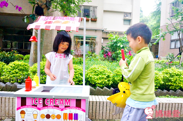 MD 玩食趣-木製點心餐車