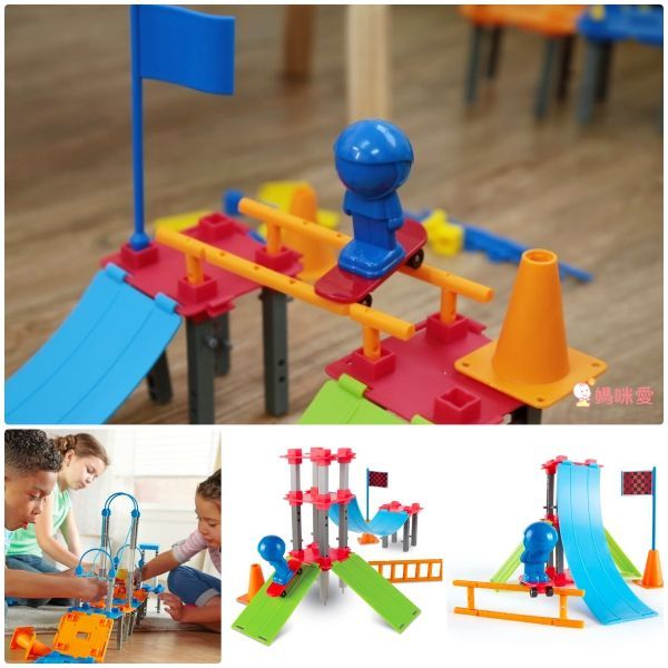 美國 Learning Resources - 益智教具-滑板公園建築師