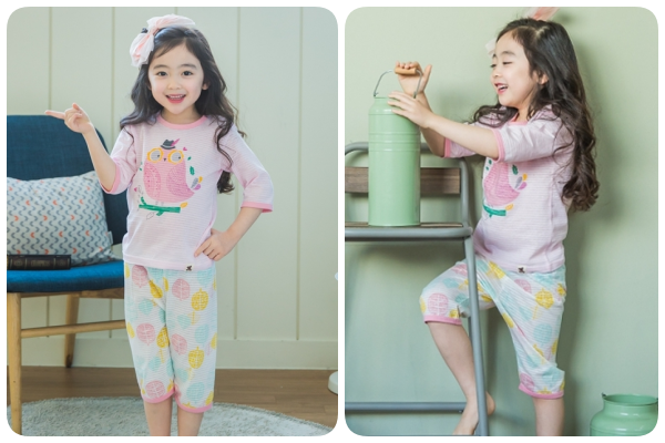 韓國 PUCO 五分袖純棉家居服