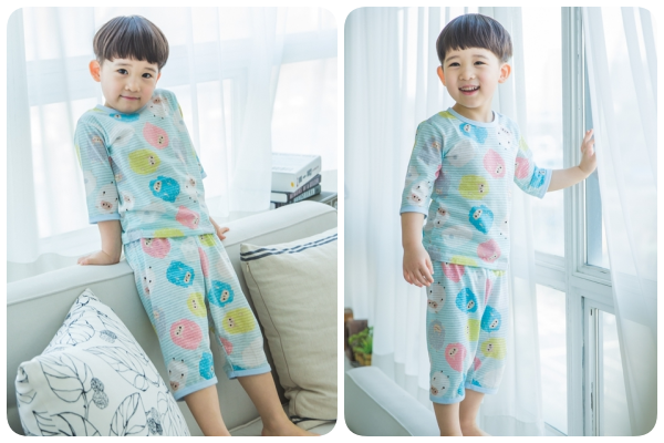 韓國 PUCO 五分袖純棉家居服