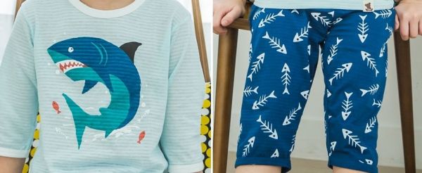 韓國 PUCO 五分袖純棉家居服