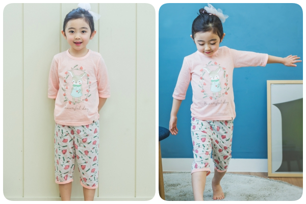 韓國 PUCO 五分袖純棉家居服