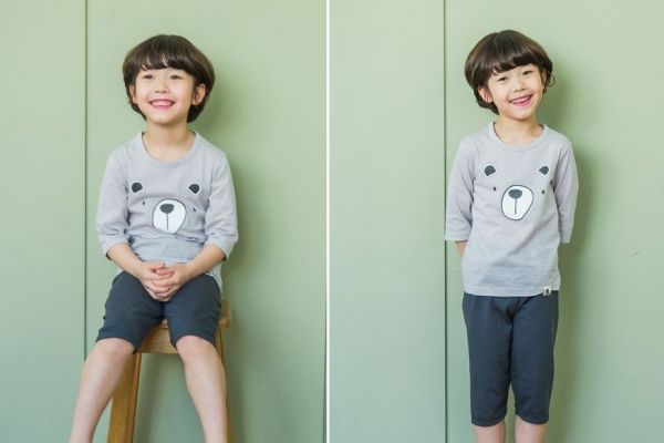 韓國 PUCO 五分袖純棉家居服