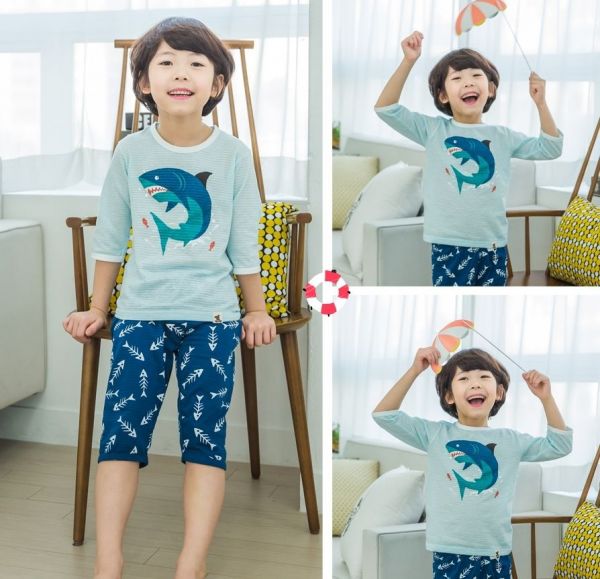 韓國 PUCO 五分袖純棉家居服