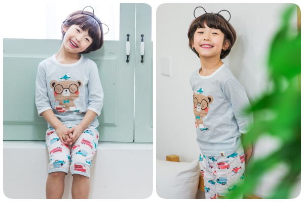 韓國 PUCO 五分袖純棉家居服