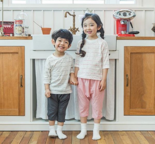 韓國 PUCO 五分袖純棉家居服