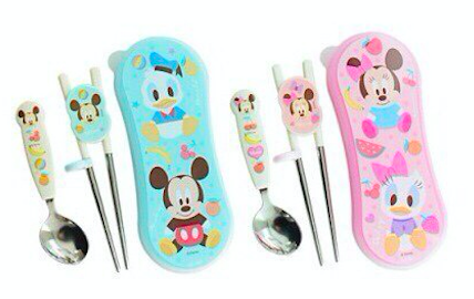 學習餐具,迪士尼,小小兵,Kitty,碗盤,湯叉,學習筷