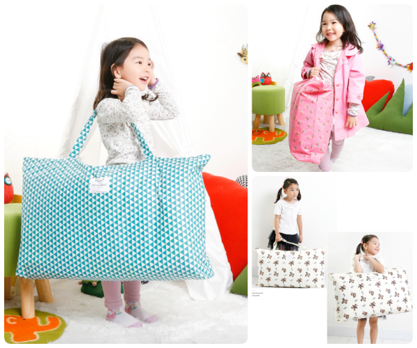 韓國 coney island 防水睡袋收納袋 / 尿布墊 / 便當束口袋